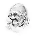 User Create a cool tattoo with a meaning of my grandpa who passed away. He was my number 1 fan for sports, we kayaked in tattoo design idea