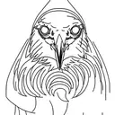 Caged Raven & Broken Chains: A raven, which is often seen as a symbol of mystery and a harbinger of transformation, trap tattoo design idea