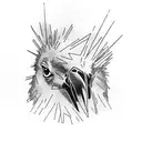 Caged Raven & Broken Chains: A raven, which is often seen as a symbol of mystery and a harbinger of transformation, trap tattoo design idea