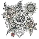 name sophia tattoo design idea
