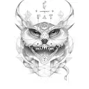 AMOR FATI tattoo design idea