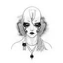 punk, depression, clean,  tattoo design idea