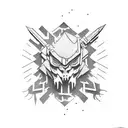 punk, depression, clean,  tattoo design idea