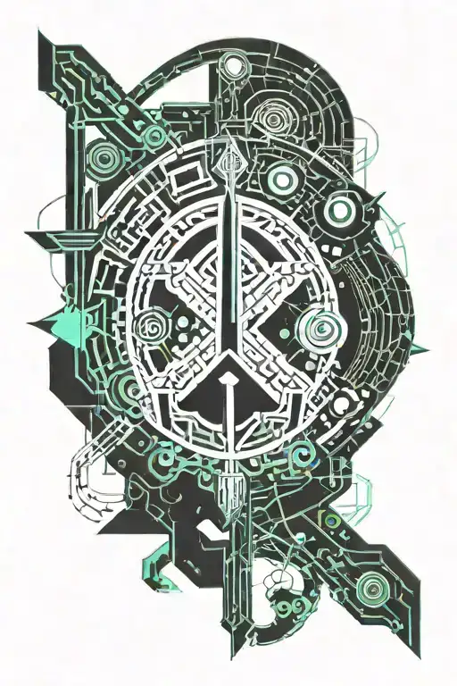 write the letters: "[o]は私の命" , around the letters transition into background pattern  tattoo design idea