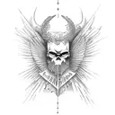 Strength in struggles, wisdom in punishments, freedom in truth; my soul soars and rises, like the Falling Angel tattoo design idea