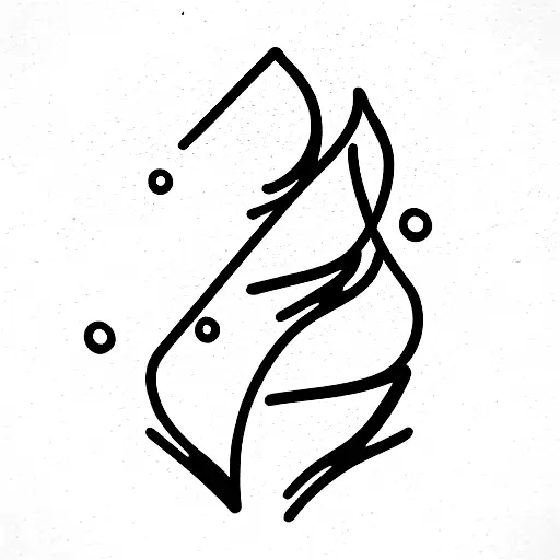 firecracker sticker tattoo design idea