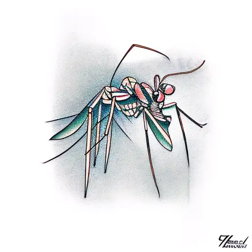 mantis  tattoo design idea