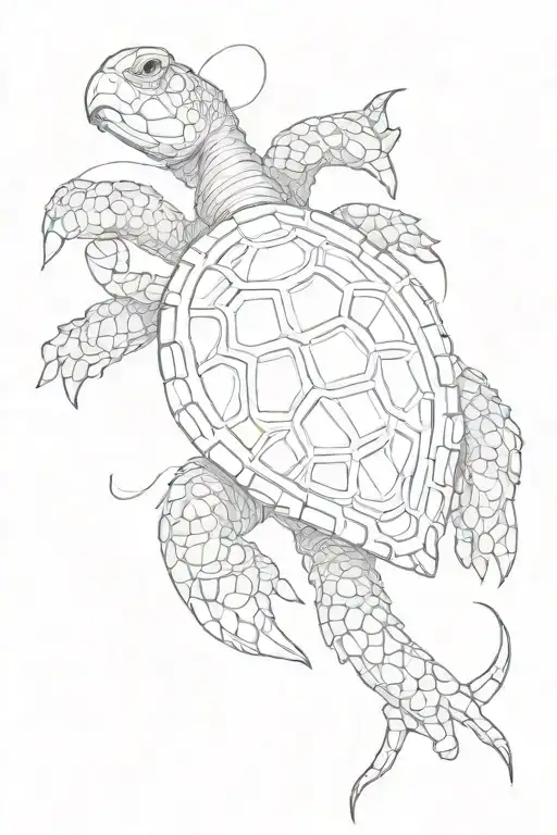 scorpio, turtle, cancer, 1rst born baby girl tattoo design idea