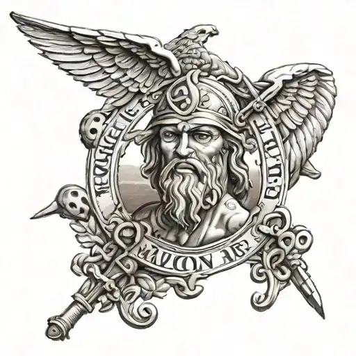 molon labe tattoo in ancient greek tattoo design idea