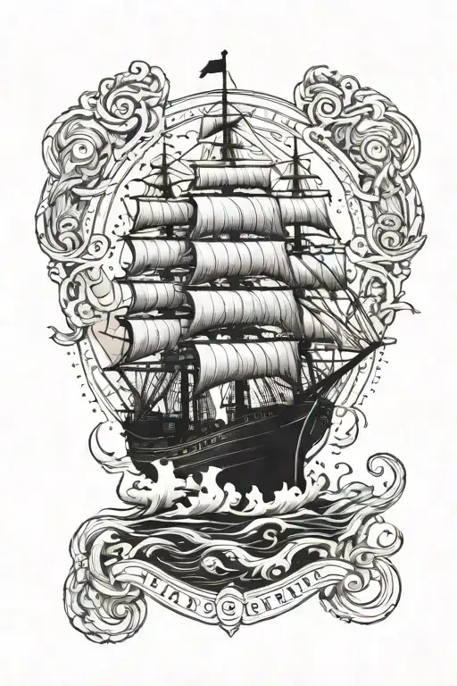 So with the Darkest Days behind. Our ship of Hope will steer. And when in doubt just keep in mind. Our motto- Persevere tattoo design idea