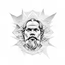 Socrates  tattoo design idea