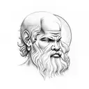 Socrates  tattoo design idea