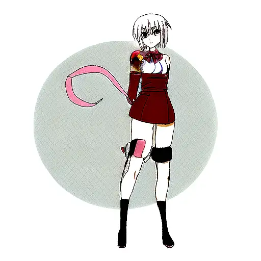 anime leg sleeve tattoo design idea