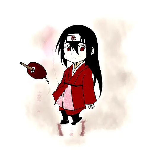 Itachi Uchiha tattoo design idea