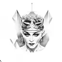 madonna tattoo design idea