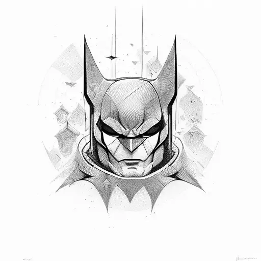 the Batman  tattoo design idea