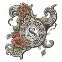 spain, love you tattoo design idea