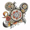 spain, love you tattoo design idea