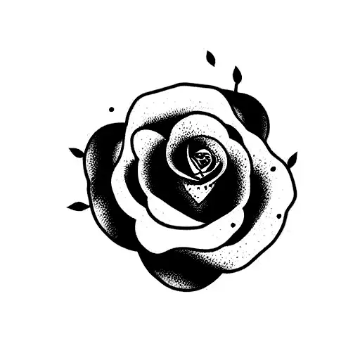 minimalist rose TATTOO #minimalist #tattoo #rose #mewotv_2 #fyp #fyppp... |  TikTok