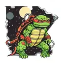 tmnt space aliens tattoo design idea