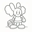 kaws playboy logo tattoo design idea