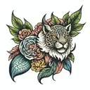 slow party tattoo design idea