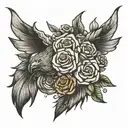 slow party tattoo design idea