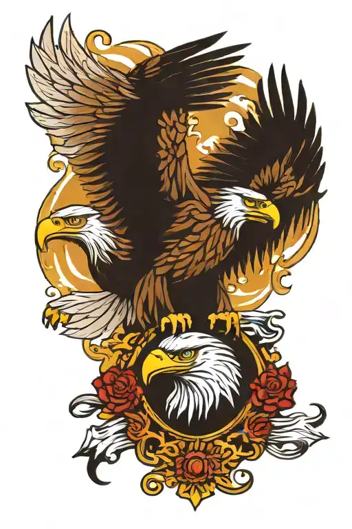 those who trust in the Lord will find new strength and soar like eagles tattoo design idea
