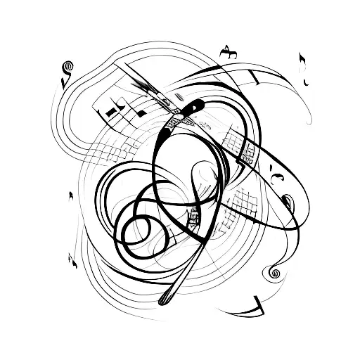 MUSICA VIENNA tattoo design idea