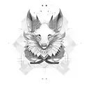 rectangle tattoo design idea
