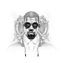 Runaway kanye West tattoo design idea