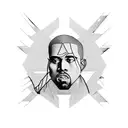 Runaway kanye West tattoo design idea