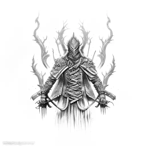 Bloodborne tattoo design idea