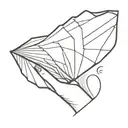 fan hand drawing tattoo design idea