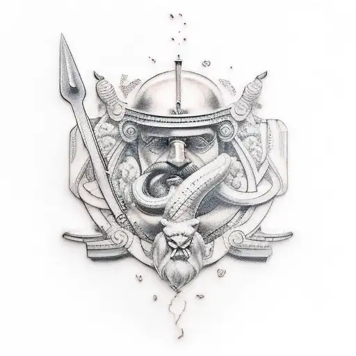 Odysseus tattoo design idea