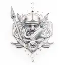 Odysseus tattoo design idea