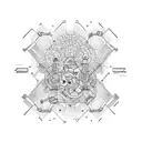 chemical structure of adrenaline  tattoo design idea