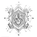 chemical structure of adrenaline  tattoo design idea