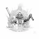 a rebel without a clue tattoo design idea