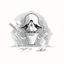 a rebel without a clue tattoo design idea