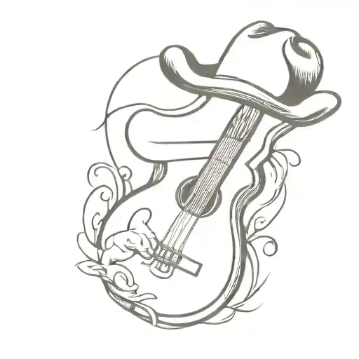 country music tattoo design idea