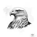 bald eagle  tattoo design idea