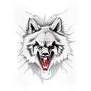 lobo tattoo design idea