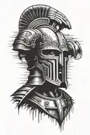gladiator colosseum tattoo design idea