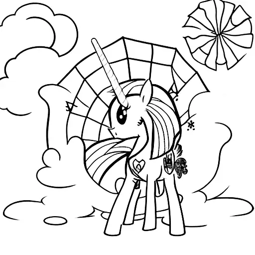 parasol my little pony cutie mark tattoo design idea
