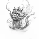 wisp ofsmoke tattoo design idea