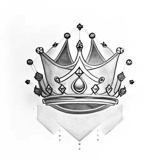 King's Crown tattoo design idea