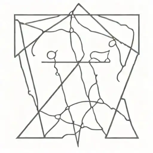 simple intuition tattoo design idea