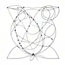simple intuition tattoo design idea