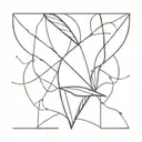 simple intuition tattoo design idea